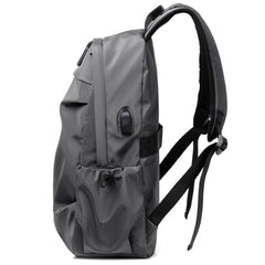TELOSPORTS Casual Men's Travel Backpack - Suitable for Daily Business, Fits 14-inch Laptop (grey)