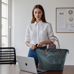 Telosports Lightweight Foldable Tote Handle Bag