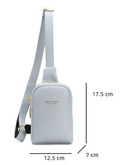 TELOSPORTS Small Crossbody Sling Bag Fanny Packs Purses Chest Bag for Women Men Mini Shoulder Bag