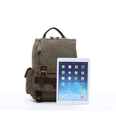 Canvas backpack Chest Shoulder Rucksack Travel Casual Sling Bag Waterproof Crossbody bag Men Women