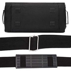 Gym Sport Bag 23 inch Travel Luggage Sports Duffel Fitness Bag with Shoe Compartment(Black)