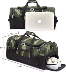23" GYM Sports Duffel Bag With Shoe Compartment