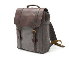 Vintage men's canvas backpack casual men's bag large capacity travel bag computer backpack shoulder bag