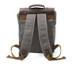 Vintage men's canvas backpack casual men's bag large capacity travel bag computer backpack shoulder bag