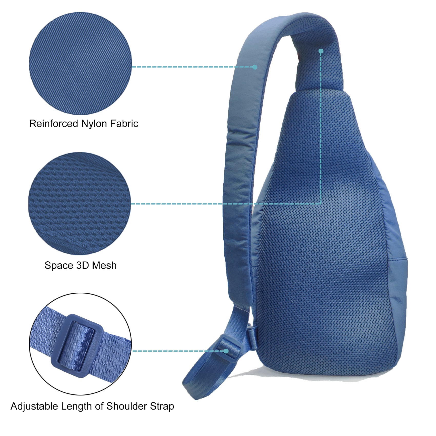 Sling Bag for Women men Crossbody Sling Backpck Lightweight Puffy for Travel Casual Daily