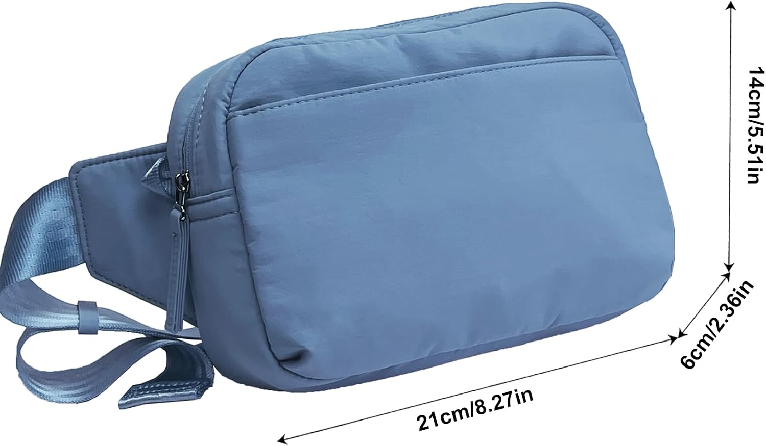 Everyday Premium Waterproof Fanny Pack / Waist Bag – Lightweight & Multi-Pocket
