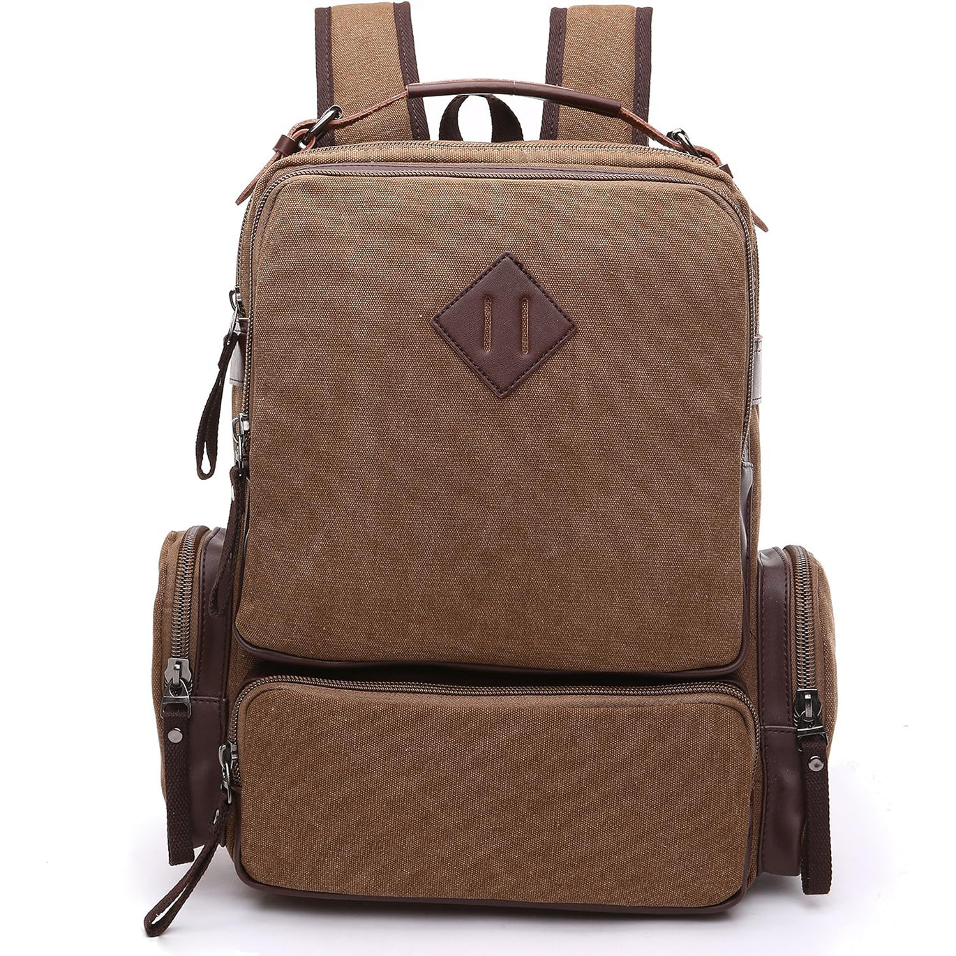 aidonger canvas school bag laptop backpack hiking rucksack coffee The Summiter Sleek and timeless Casual Daypacks Telosports
