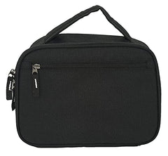 Insulated Reusable Lunch Tote for Men/ Women with Handle, Large Capacity (Black)