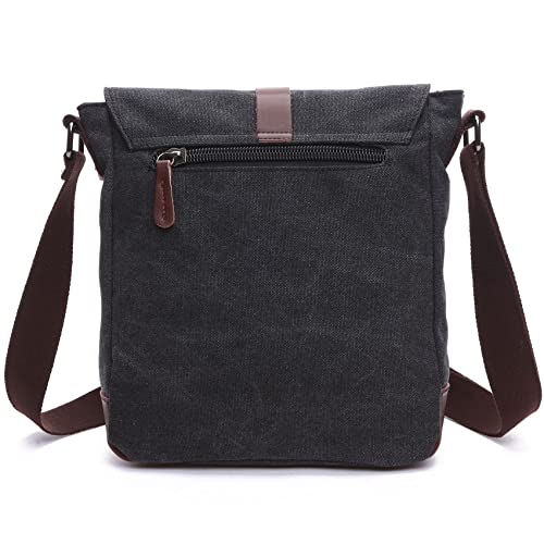 Canvas Messenger Bag Shoulder Crossbody Bags for Men or women Crossbody Work Bag Casual Business Bag Small Size