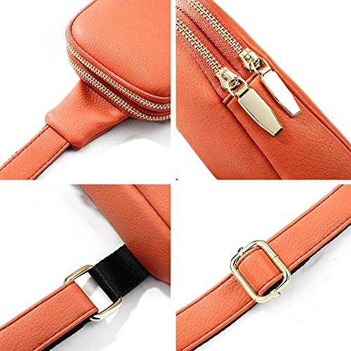 TELOSPORTS Small Crossbody Sling Bag for Women Mini Shoulder Bag Crossbody Fanny Packs Chest Bag for Women