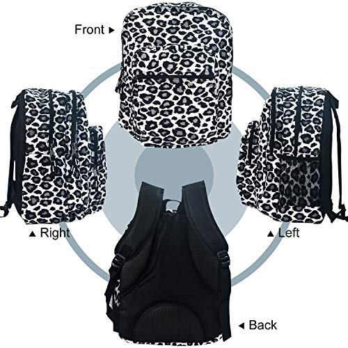 Telosports graffiti series fashion lightweight Casual Shool Backpack Outdoor Travel Daypack (Leopard)